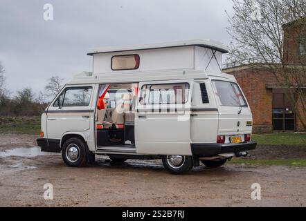 1990 T25 VW Transporter Wohnmobil Umbau von Holdsworth Stockfoto