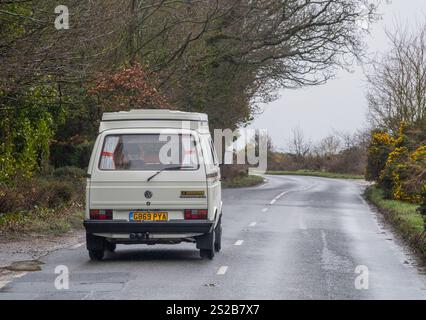 1990 T25 VW Transporter Wohnmobil Umbau von Holdsworth Stockfoto