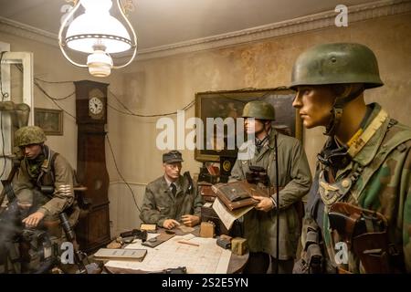Dead Man es Corner Museum, Normandie, Frankreich Stockfoto