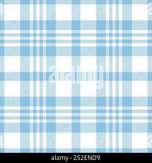 Nahtloses Karomuster. Leitung prüfen. Sich wiederholendes Schottenkaromuster. Wiederholter schottischer Streifenflanell. Schottland Stoffmuster. Gingham-Twill-Gitter Stock Vektor