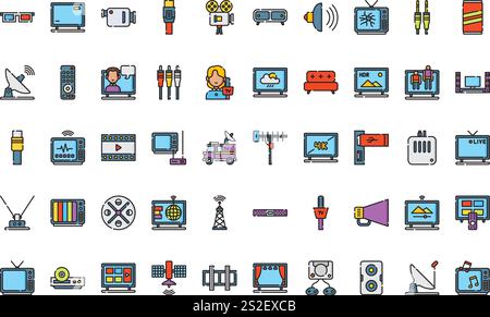 Hochwertige Sammlung von Vektorsymbolen mit editierbarer Kontur. Ideal für professionelle und kreative Projekte. Stock Vektor