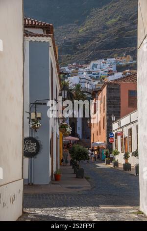 Garachico, Spanien 10. September 2023, auf den Straßen der kleinen Stadt Garachico auf der Insel Teneriffa Stockfoto