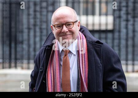 London, Großbritannien. Januar 2025. Generalstaatsanwalt Richard Hermer verlässt die Downing Street nach einer wöchentlichen Kabinettssitzung. Quelle: SOPA Images Limited/Alamy Live News Stockfoto
