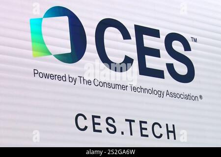 Las Vegas, NV, USA. Januar 2025. Blick auf die CES 2025 in Las Vegas, Nevada am 7. Januar 2025. Quelle: Dee Cee Carter/Media Punch/Alamy Live News Stockfoto