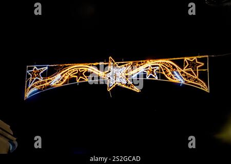 Weihnachten und Winter im historischen Stratford-upon-Avon in Warwickshire Stockfoto