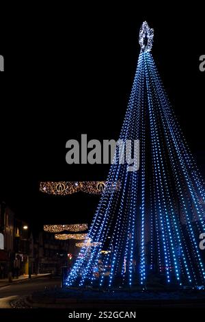 Weihnachten und Winter im historischen Stratford-upon-Avon in Warwickshire Stockfoto