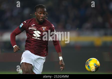 Turin, Italien. Januar 2025. Yann Karamoh vom FC Turin während des Spiels der Serie A im Stadio Grande Torino, Turin. Der Bildnachweis sollte lauten: Jonathan Moscrop/Sportimage Credit: Sportimage Ltd/Alamy Live News Stockfoto