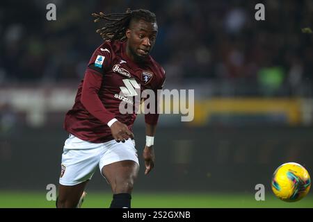 Turin, Italien. Januar 2025. Yann Karamoh vom FC Turin während des Spiels der Serie A im Stadio Grande Torino, Turin. Der Bildnachweis sollte lauten: Jonathan Moscrop/Sportimage Credit: Sportimage Ltd/Alamy Live News Stockfoto