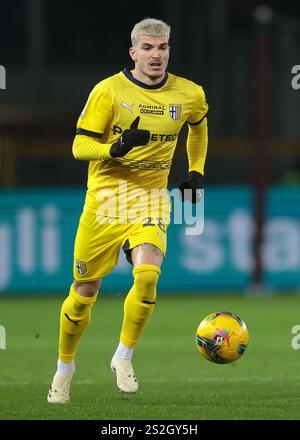 Turin, Italien. Januar 2025. Mihai Mihaila von Parma Calcio während des Spiels der Serie A im Stadio Grande Torino, Turin. Der Bildnachweis sollte lauten: Jonathan Moscrop/Sportimage Credit: Sportimage Ltd/Alamy Live News Stockfoto