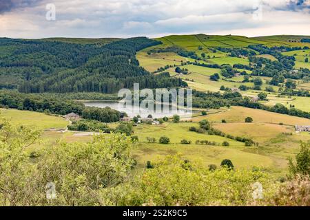 Die Aussicht vom Tegg's Nose Country Park, Macclesfield, Cheshire Stockfoto