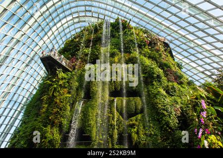 Cloud Forest, Gärten an der Bucht, Singapur Stockfoto