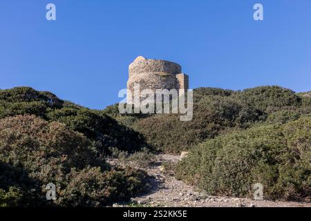 Archäologische Stätte von tharros, San Giovanni di Sinis, Sardinien, italien. Stockfoto