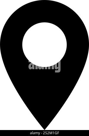 PIN, KARTENMARKIERUNG – VEKTORSYMBOL Stock Vektor