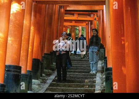 Fushimi Inari Taisha in Kyoto Japan Stockfoto
