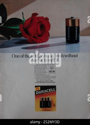 Vintage 'Life' 1987 Sonderausgabe, das Jahr in den Bildern, Zeitschriftenwerbung, USA Stockfoto Vintage 'Life' 1987 Sonderausgabe, das Jahr in den Bildern, Zeitschriftenwerbung, USA Stockfoto