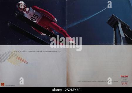 Vintage 'Life' 1987 Sonderausgabe, das Jahr in den Bildern, Zeitschriftenwerbung, USA Stockfoto Vintage 'Life' 1987 Sonderausgabe, das Jahr in den Bildern, Zeitschriftenwerbung, USA Stockfoto