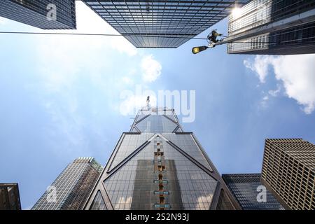 Blick auf die 270 Park Avenue im Midtown-Bereich von New York, New York, Samstag, 3. August 2024. 270 Park Avenue, auch bekannt als JP Morgan Chase Bui Stockfoto