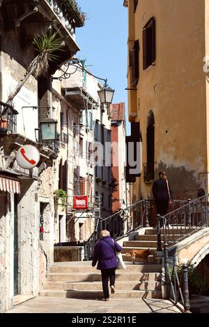 Szenen aus Venedig, Italien Stockfoto