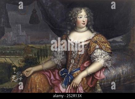 Pierre Mignard – Porträt einer Dame, angeblich Madame de Montespan. Stockfoto