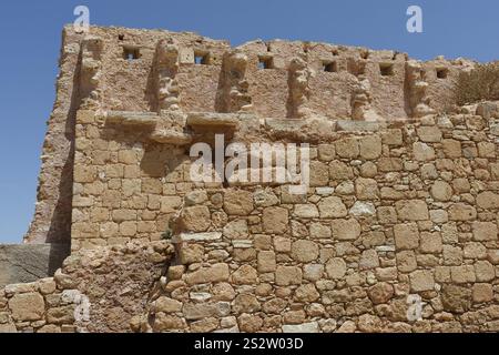 Kaimauer, venezianischer Hafen, Hafenpromenade, Rethymno, Rethymnon, Libysches Meer, Ozean, Kreta, Griechenland, Europa Stockfoto