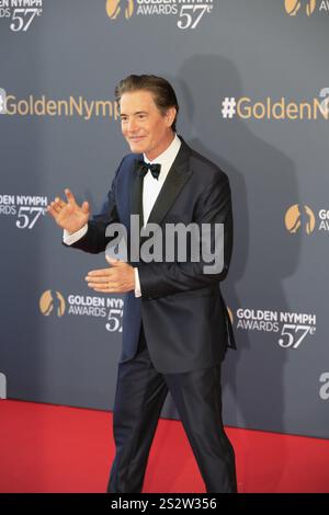 Kyle MacLachlan, Hauptdarsteller der Serie Twin Peaks, Nymphes d'Or Preisverleihung, 57. Festival de Television de Monte-Carlo, TV Festival Monte-CA Stockfoto