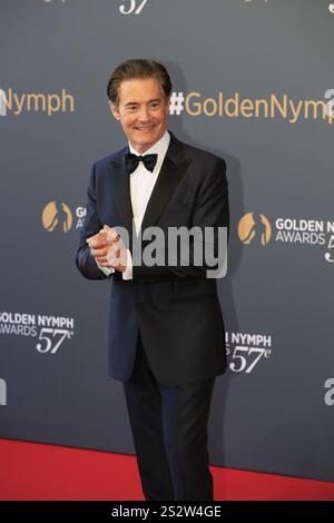 Kyle MacLachlan, Hauptdarsteller der Serie Twin Peaks, Nymphes d'Or Preisverleihung, 57. Festival de Television de Monte-Carlo, TV Festival Monte-CA Stockfoto