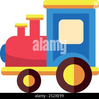 Trainiere Babyspielzeug Stock Vektor