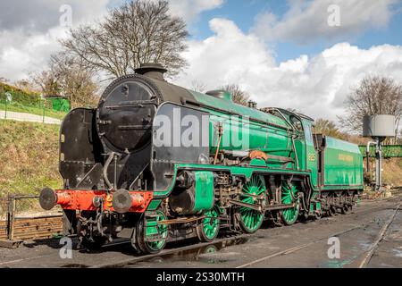 SR 'Schools' 4-4-0 No. 925 'Cheltenham' , Ropley, Mid-Hants Railway, Hampshire, England, UK Stockfoto