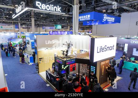 Las Vegas, USA. Januar 2025. Die CES 2025 Show Floor im Venetian Resort in Las Vegas am 7. Januar 2025. (Foto: Travis P Ball/SIPA USA) Credit: SIPA USA/Alamy Live News Stockfoto