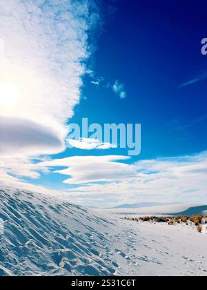 White Sands National Park in New Mexico Stockfoto