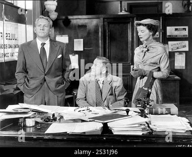 ADAM'S RIB [US 1949] SPENCER TRACY, DAVID WAYNE, KATHARINE HEPBURN Datum: 1949 Stockfoto