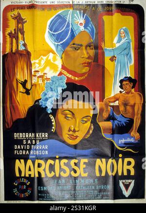 Schwarze NARZISSE POSTER VON DER RONALD GRANT ARCHIV Datum: 1947 Stockfoto