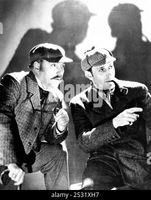 DIE ABENTEUER VON SHERLOCK HOLMES NIGEL BRUCE ALS DR WATSON, BASIL RATHBONE ALS HOLMES Datum: 1939 Stockfoto