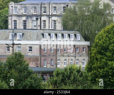 Kingston Maurward House, Ein georgianisches Landhaus der Klasse 1 (heute Kingston Maurward College), Lower Bockhampton, Dorset, England, Großbritannien Stockfoto