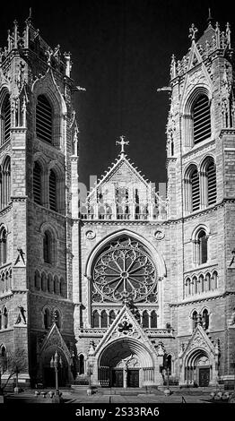 Das ist die Sacred Heart Cathedral in Newark, New Jersey, USA Stockfoto