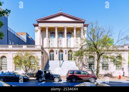 Lancaster County Courthouse in der historischen Innenstadt von Lancaster im niederländischen Land von Pennsylvania, Lancaster County, Pennsylvania, USA Stockfoto