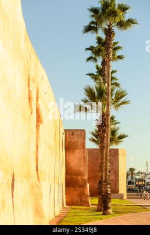 Straßenaufnahmen von Rabat, der Hauptstadt Marokkos. Stockfoto