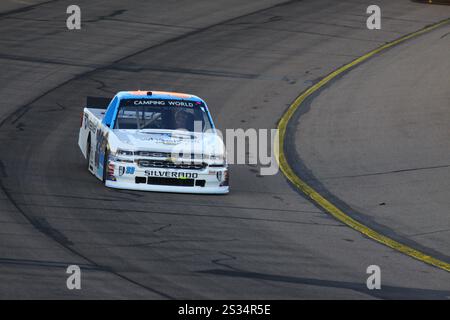 Newton, Iowa, USA – 18. Juni 2016: NASCAR Camping Wolrd Truck-Rennserie. Speedriatrie 200 Stockfoto