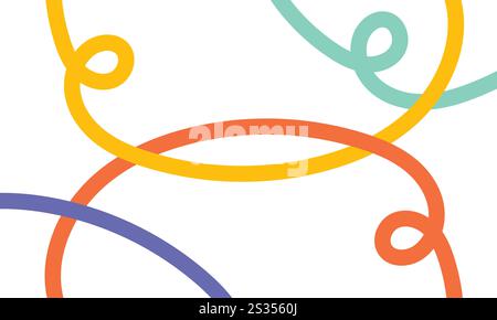 Illustration Hintergrund Linie Retro einzigartiges Design Stock Vektor