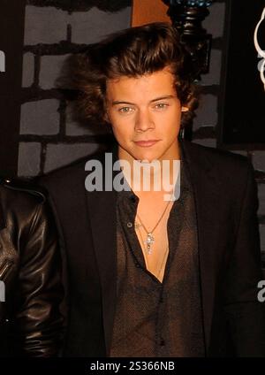 NEW YORK, NY - 25. AUGUST: Harry Styles of One Direction nimmt am 25. August 2013 an den MTV Video Music Awards 2013 im Barclays Center Teil Stockfoto