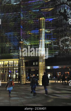 Lichterfest am Potsdamer Platz in Berlin Stockfoto
