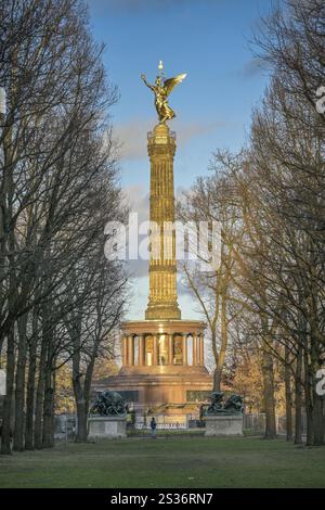 Großer Tiergarten, Fasanerieallee, Siegessaeule, Großer Stern, Tiergarten, Mitte, Berlin, Deutschland, Europa Stockfoto