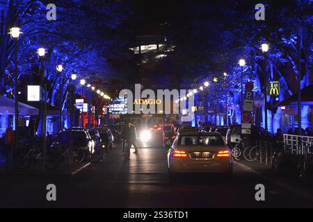 Lichterfest in der Alten Potsdamer Straße Berlin Stockfoto