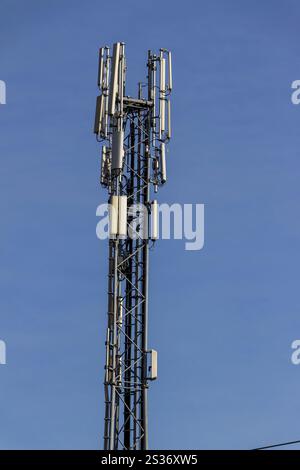 Ein österreichischer Mobilfunkmast für Mobiltelefone Österreich Stockfoto