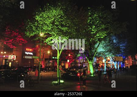 Lichterfest in Berlin, Potsdamer Platz Stockfoto