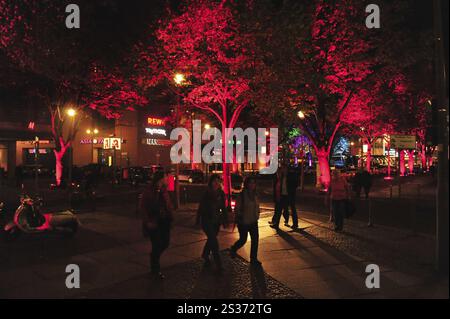 Lichterfest in Berlin, Potsdamer Platz Stockfoto
