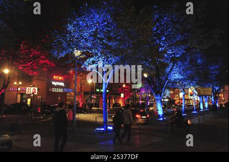 Lichterfest in Berlin, Potsdamer Platz Stockfoto