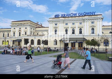 Hauptbahnhof Krakau Glowny Stockfoto