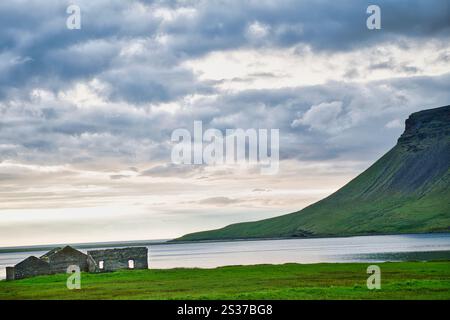 Verlassenes Haus in Island, Ringstraße Stockfoto