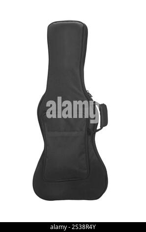 Gitarrentasche isoliert auf weißem Hintergrund. Gitarrentasche Stockfoto
